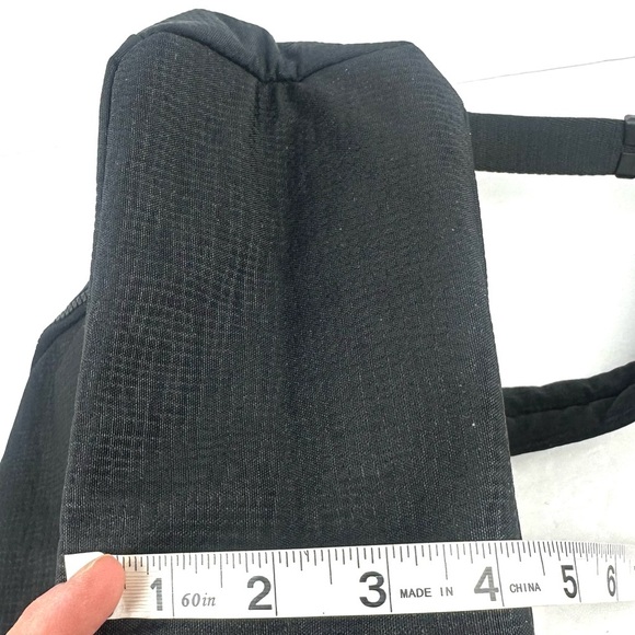 Kipling Backpack Black Nylon Shoulder Book Bag With Monkey Brand New - Picture 11 of 11